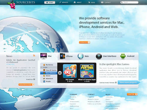 61個藍(lán)色主色調(diào)網(wǎng)站設(shè)計欣賞 為軟件開發(fā)項目注入靈感與專業(yè)感